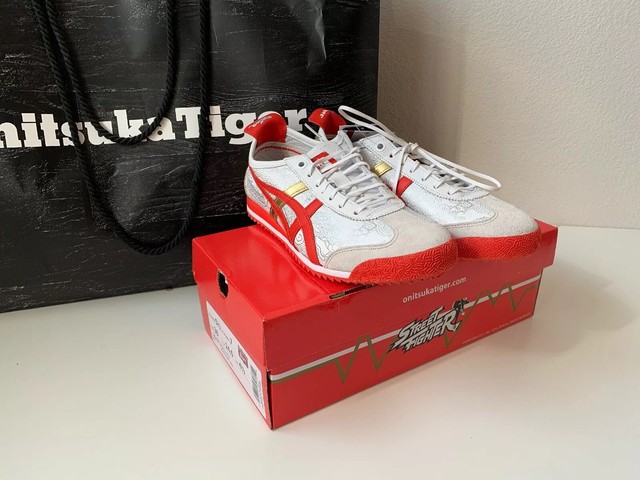 ASICS Onitsuka Tiger Street Fighter Chun Li Shoes Sneakers Red NIB Size 7 WOMEN | eBay