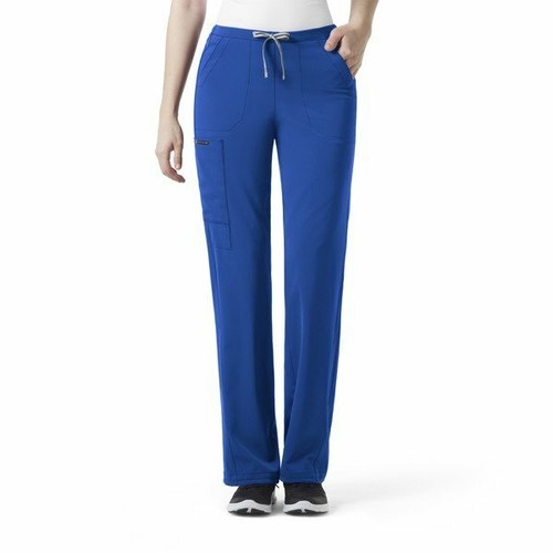 New WonderWink 5212 High Performance Ion Boot Cut Cinch Cargo Women's Scrub Pant - Picture 6 of 9