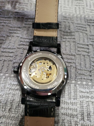 Drachenuhr Forsining Zifferblatt golden wasserdicht NEU - Bild 2 von 2