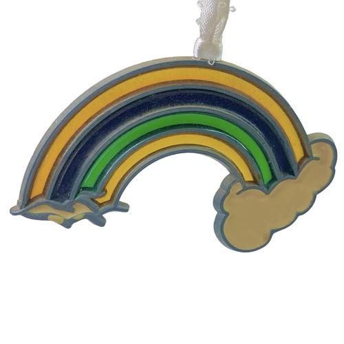 Buntglas Sonnenfänger Regenbogen Heißluftballon Fensterdeko Ornament Vintage - Bild 2 von 6