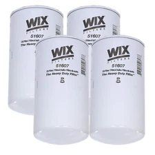 Wix Set of 4 Engine Motor Oil Filters For Dodge Ford Freightliner Peterbilt 5.9L