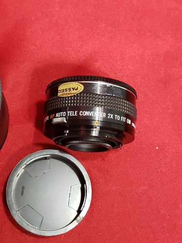 Olympus OM10, 49mm SKY 1A, SOLIGOR 2X,MACRO 1:3.5 Film Camera & Case - Picture 14 of 19