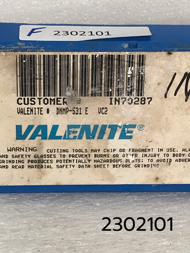 DNMP 531 E VC2 New Full Package of 10 Valenite Tungsten Carbide Inserts - Picture 4 of 6