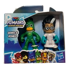 PJ MASKS Power Heroes Gekko  Romeo Mini Action Figures 2-Pack 2023