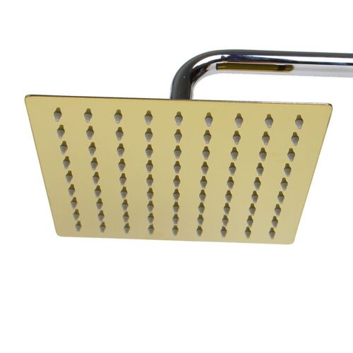 25x25 Regendusche Regenbrause Brause Duschkopf Duscharmatur Kopfbrause (Gold02) - Bild 2 von 9