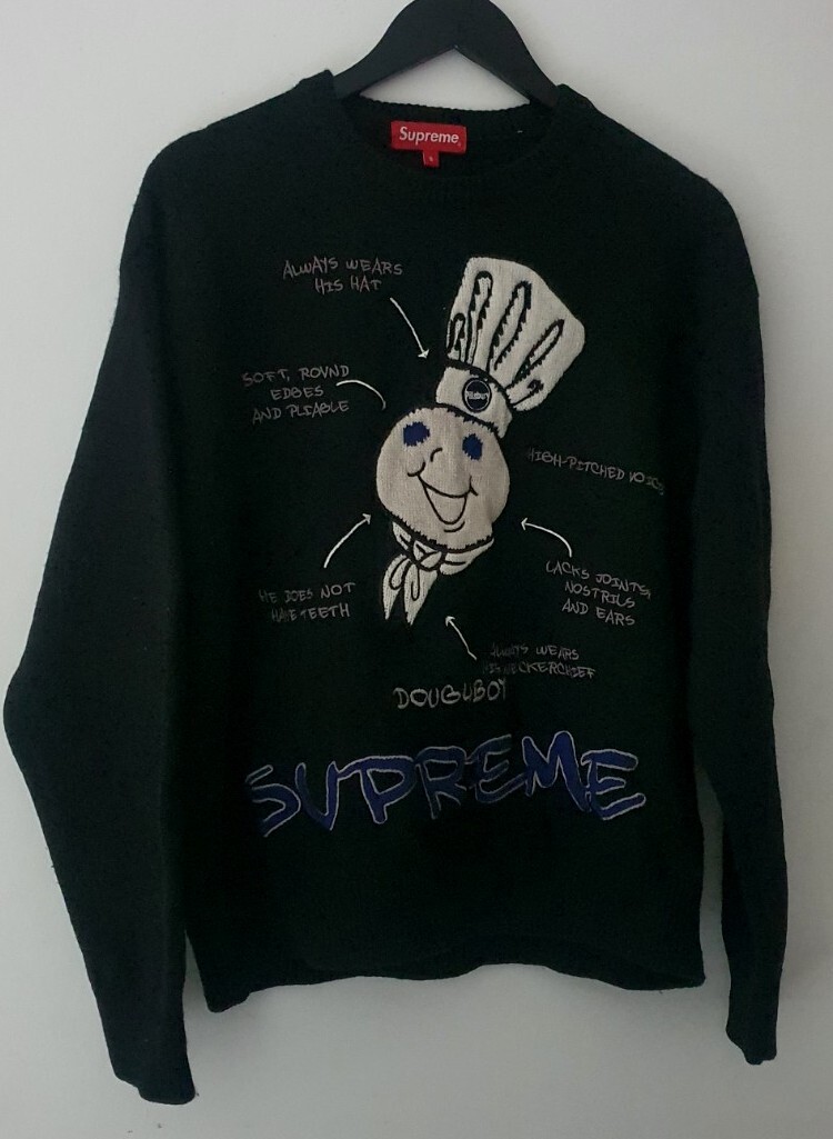 ✨希少✨supreme シュプリーム Doughboy Sweater 黒XL ✨希少✨supreme シュプリーム Doughboy Sweater 黒XL 2025年
