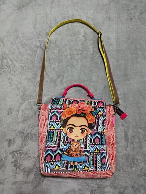 Handmade Mexican Frida Kahlo Rustico Convertible Handbag  display picture 1