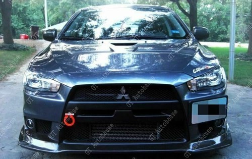 Red Track Screw On Tow Hook For 08-16 Mitsubishi Lancer Evo X, Lancer 08-17 - Picture 8 of 9