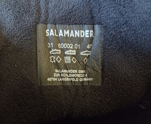 Salamander Mateon Botines Negro *talla UK12 EU47* Hecho en Portugal - Imagen 11 de 11