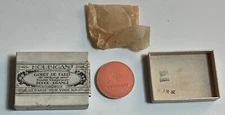 Early 1900’s Houbigant Refill Rouge Orange Box No Puff Paris Estate Rare