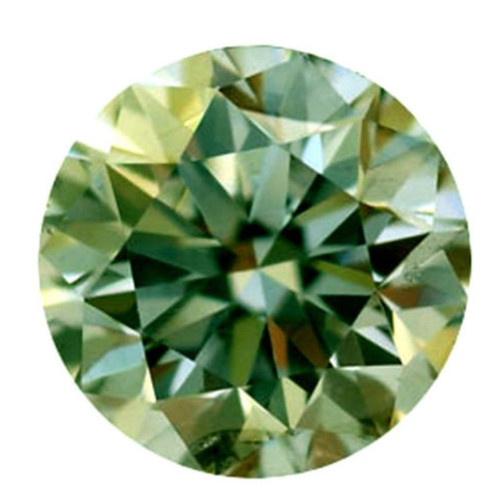 1.13ct Genuine Round-cut deluxe-quality AAA Greenish VVS1 Moissanite - Bild 3 von 4
