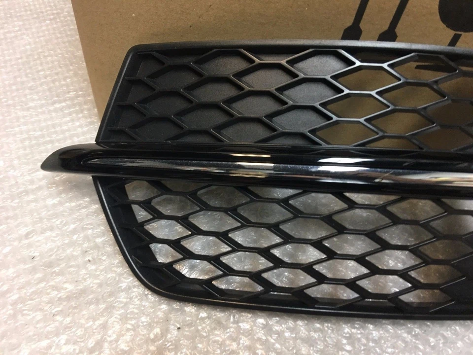 13 14 15 AUDI Q5 FRONT LOWER GRILLE LEFT P/N 8R0807681S 2013 2014 2015 OEM K199 - Image 3 of 4