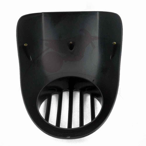 Black Headlight Cowl Fairing Visor Mask For Harley Davidson Sportster Dyna - Picture 5 of 6