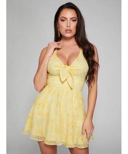 💛💛 NWT Guess by Marciano keep sake yellow romper size XS 💛💛 - Picture 3 of 8