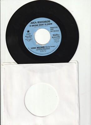 7'' Leona Williams - i wonder where i´ll find you at tonight- if anyone ought to
