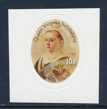2007 NORFOLK ISLAND QUEEN VICTORIA SCHOLARSHIP 10c STAMP MNH FINE MINT S/A