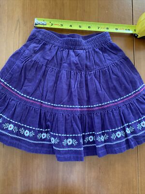 Jupe Janie And Jack Taille 6 - Tissé Doublé, Fil Violet, Neuve Avec étiquettes