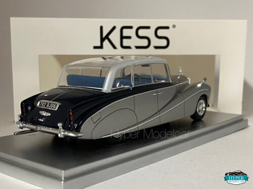 KESS MODEL 1/43 ROLLS ROYCE SILVER WRAITH PERSPEX TOP 1956 SILVER/BLUE KE4304905 - Foto 3 di 3