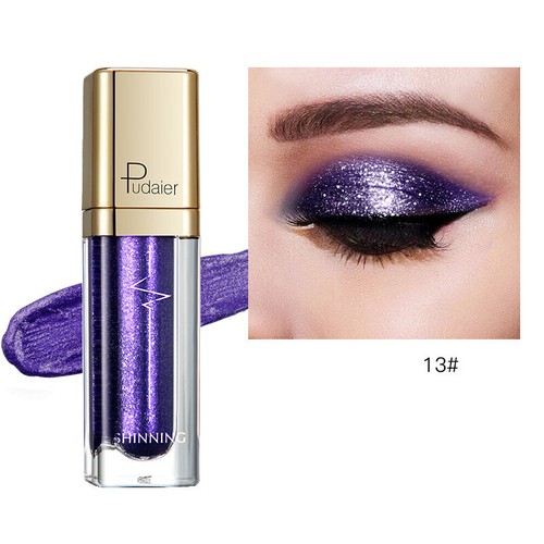 Diamant Glitzer Schimmer Matt Lidschatten Perlglanz Liquid Lidschatten Kosmetik - Bild 25 von 30