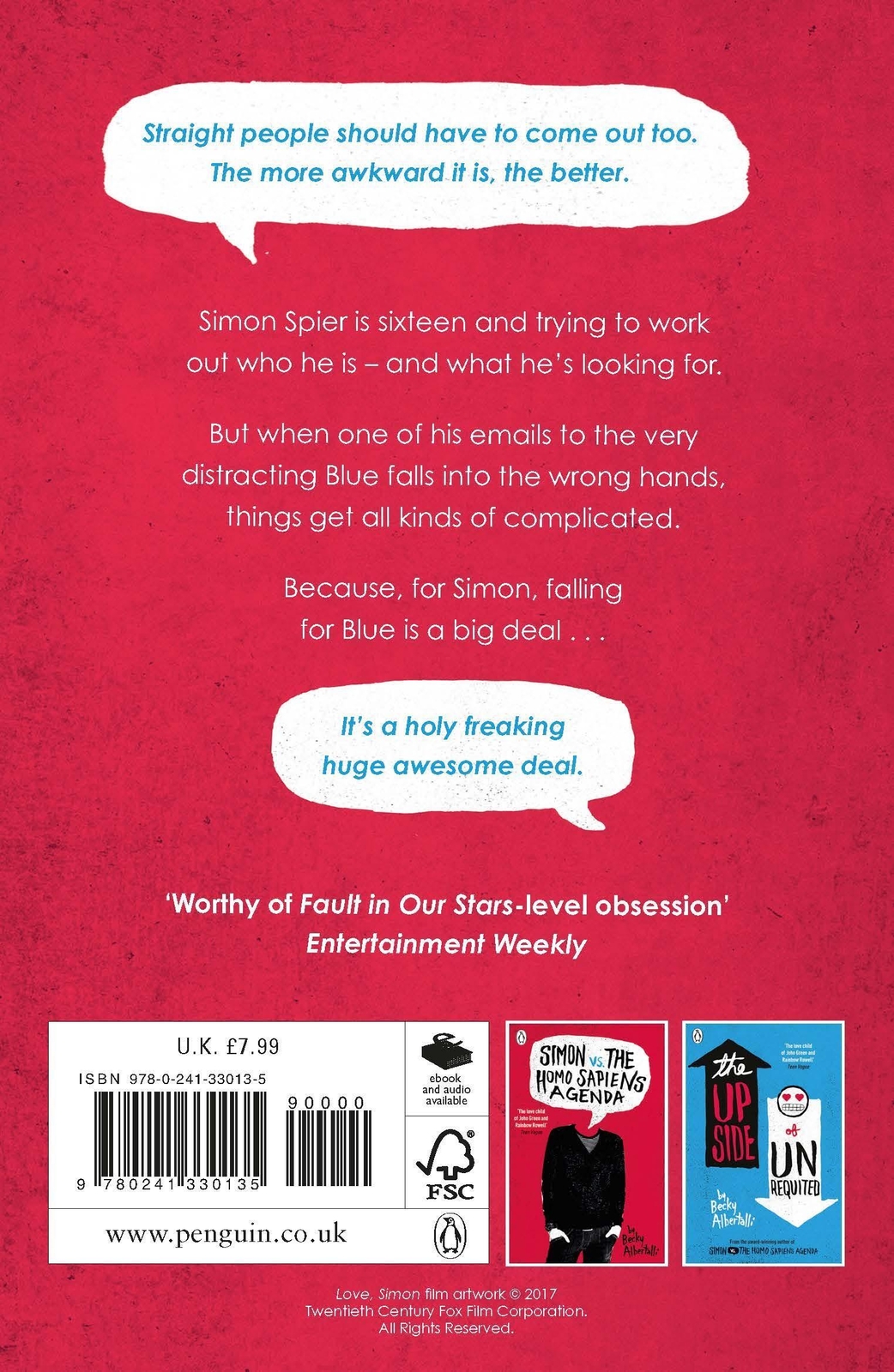 Thumbnail - Becky Albertalli | Simon Vs. The Homo Sapiens Agenda. Love Simon. Film