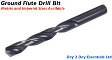 HSS Ground Flute Hard Use Quality Jobber Drillbit - All Sizes Metric / Imperial