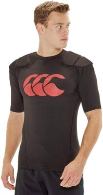 CANTERBURY Herren Vapodri Raze T-Shirt (schwarz/rot/weiß) (XL)