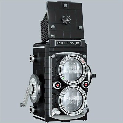 622 Pcs Digital Camera Building Blocks Simulation Retro Assembly Model Bricks