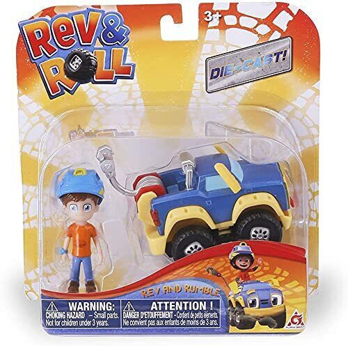 Rev & Roll - Diecast Vehicle & Figure Set - Rev And Rumble - Picture 10 of 24