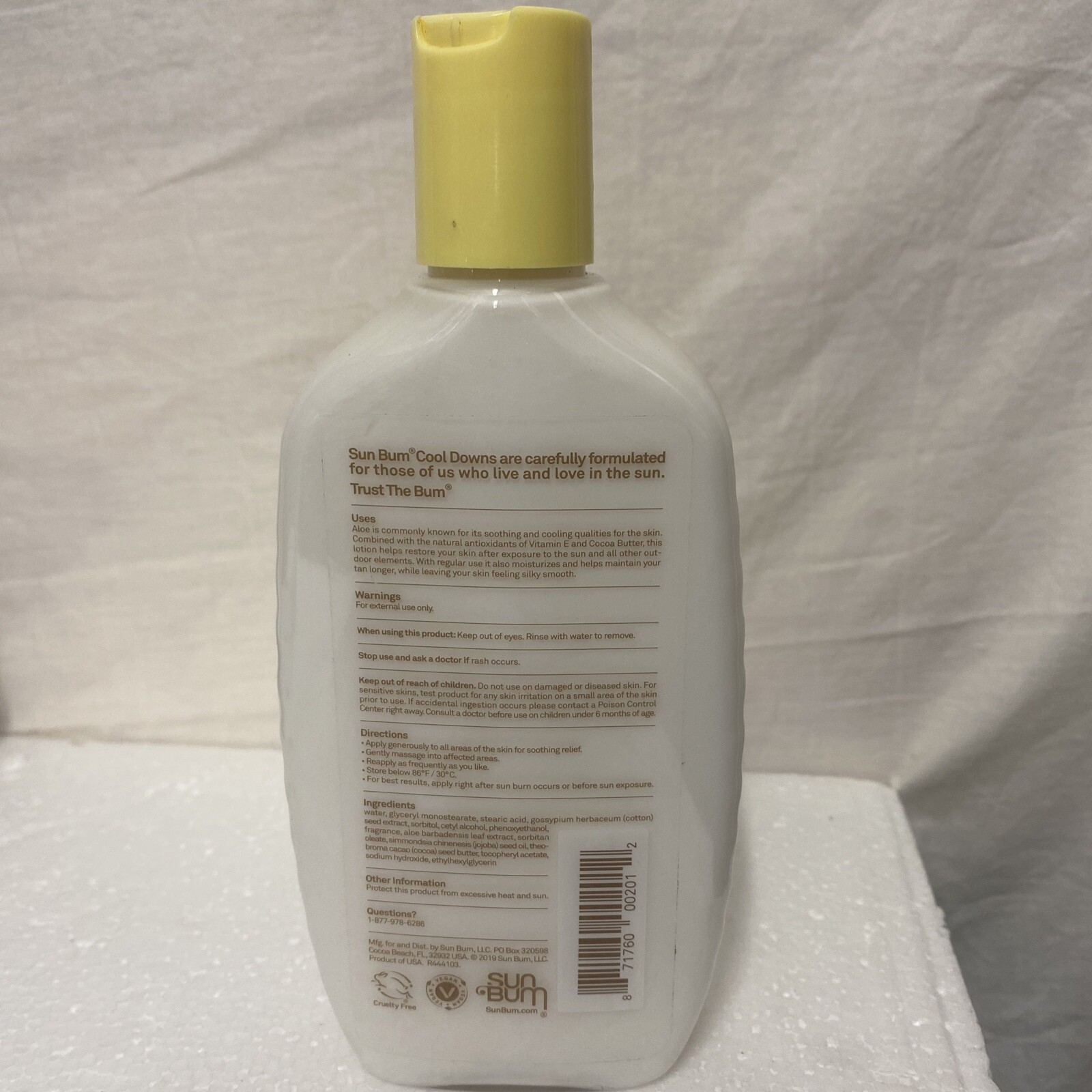 Sun Bum Cool Down Hydrating After Sun Lotion 8oz eBay