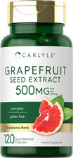 Carlyle Grapefruit Seed Extract 500 mg 120 Capsules – Maximum Strength