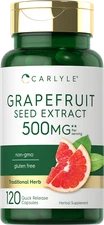 Carlyle Grapefruit Seed Extract 500 mg 120 Capsules – Maximum Strength