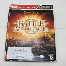 The Lord Of The Rings Battle For Middle Earth Prima Official Game Guide Book