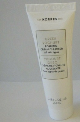 Korres Wild Rose Moisturizer Sleep Facial Greek Yoghurt Cream Cleanser Travel