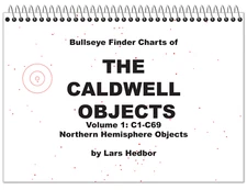 The Caldwell Objects Finder Charts C1-C69 (Northern Hemisphere)