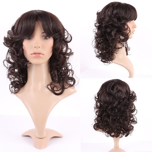 US Natural Long Wavy Curly Straight Wigs Hair Full Wigs Cosplay Party Sexy Women - Picture 35 of 51