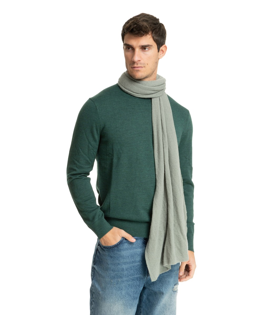 Pin1876 by Botto Giuseppe cashmere scarf men 5505F/101-0072 Verde