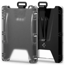 Badge Holder | Spigen [ Badge Holder Wallet ] Shockproof Card Holder