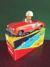 Scarce GAMA 108 Tin Battery Mercedes 190 SL Racer Version Tinplate w/ Or. Box