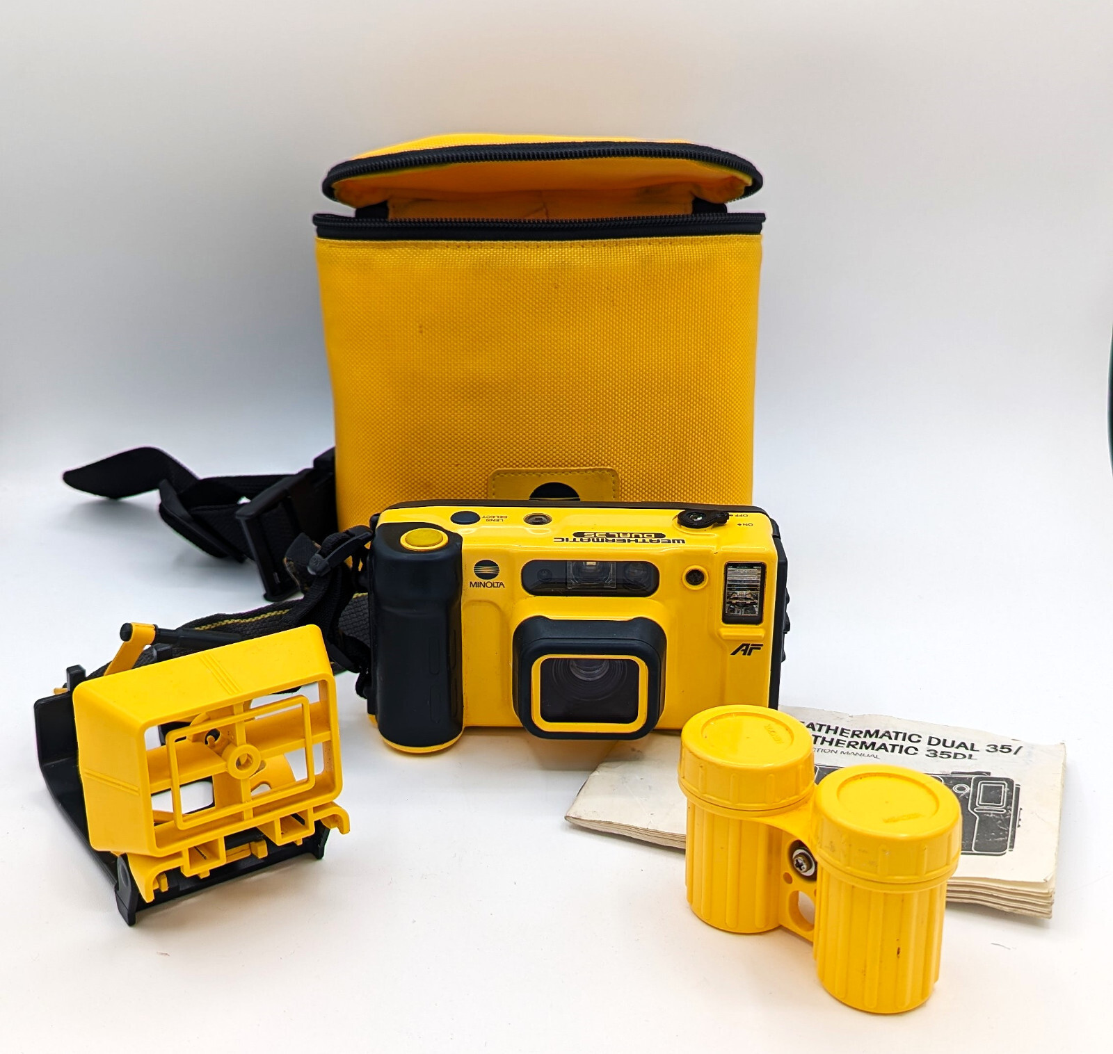 MINOLTA Weathermatic Dual 35 イエロー Yellow Weathermatic Dual 35