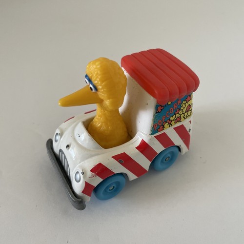 1983 Vintage Sesame Street Big Bird Popcorn Diecast Truck Playskool - Picture 2 of 4