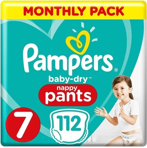 pampers nappy pants size 7 offers