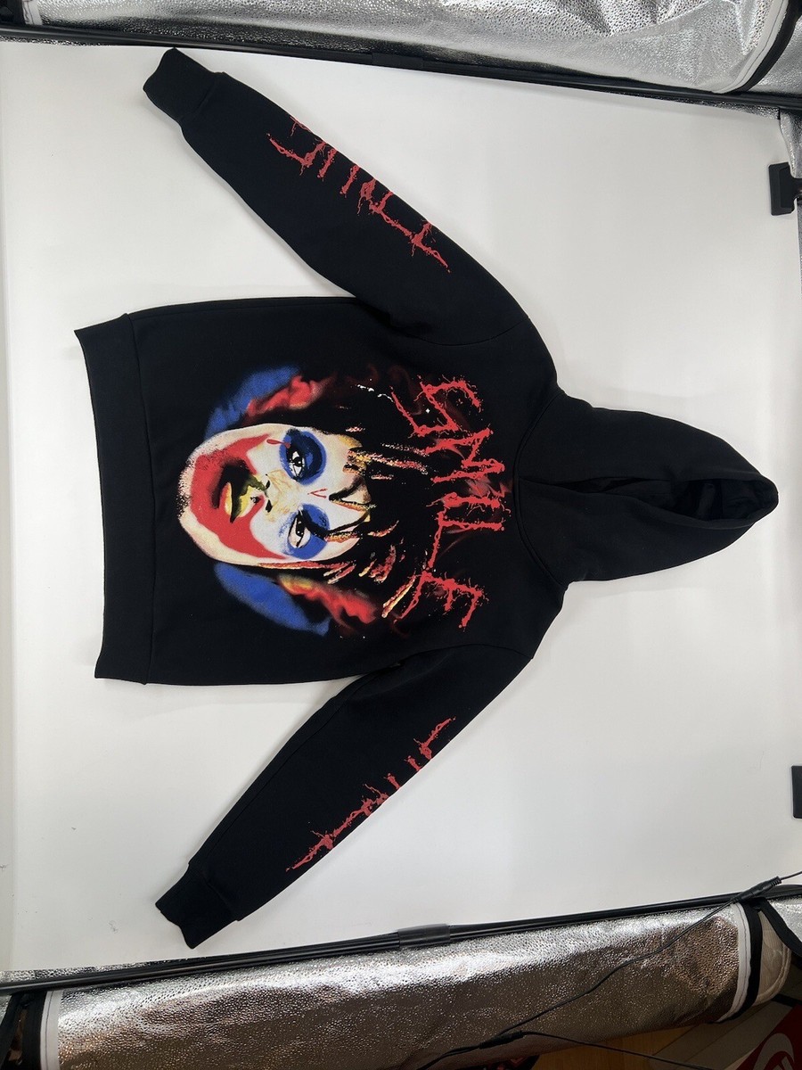 Juice Wrld x XO x Vlone Joker スウェット パーカー ブラック Buy Vlone x Juice WRLD x XO Joker Hoodie 'Black' - 1020