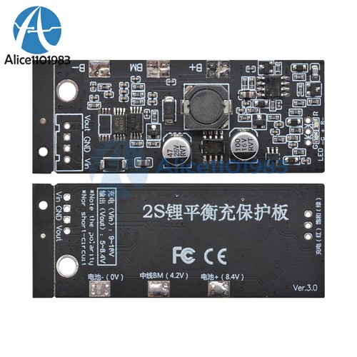 Intelligent Balance Charging Protection Board 2S Packs 18650 lithium Satellite - Picture 4 of 9