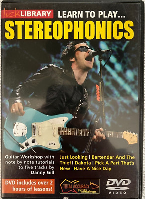 Lick Library Learn to Play Stereophonics DVD Out of Print Danny Gill