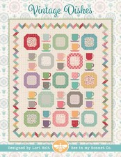 It's Sew Emma Vintage Dishes Quilt Pattern By: Lori Holt P051-ISE-289 