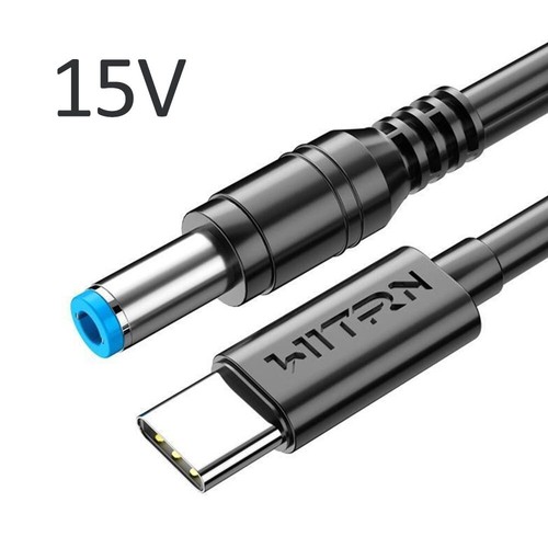 USB C/Type C PD to 12V 15V 5.5x2.5mm Power Cable for Wifi Router Laptop LED Lamp - Picture 15 of 16