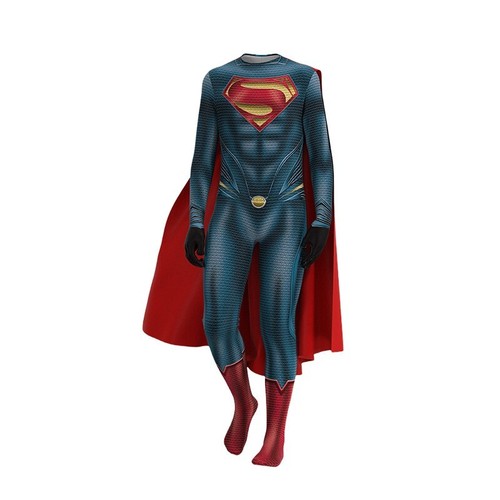 Superhero Cosplay Costume Jumpsuit Cloak Full Set Halloween Party Adults Kids AU - Picture 9 of 14