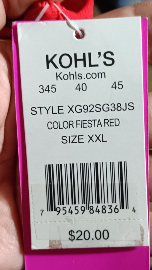 Breaking waves Red Bathing suit bottom BRAND NEW … - image 2