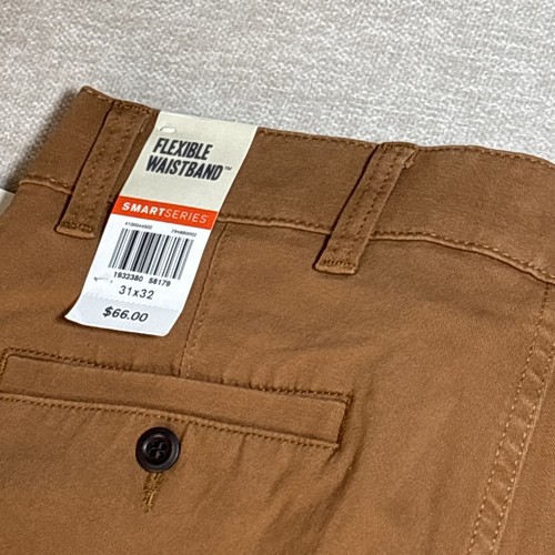 Pantaloni chino DOCKERS uomo Athletic Fit Ultimate con Smart 360 Flex 31x32 nuovi con etichette - Foto 11 di 14