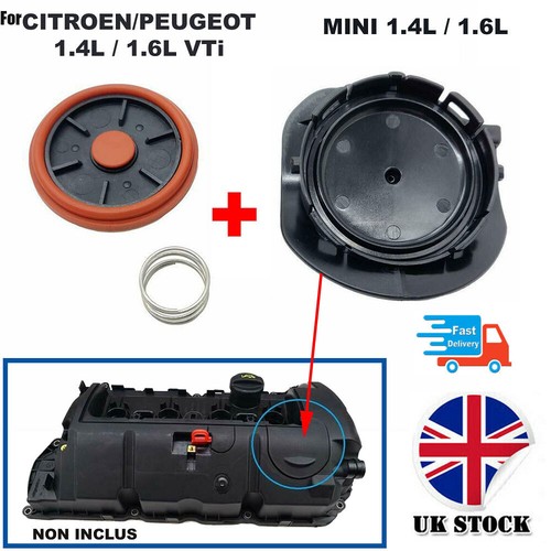 PCV VALVE FOR MINI COOPER 1.6 1.4 Petrol N12 N16 R56 R60 COMPLETE COUNTRYMAN ONE - Bild 2 von 12